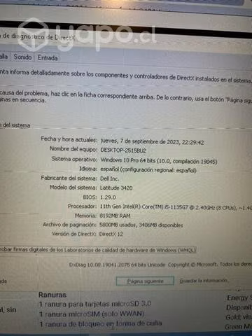 Notebook Dell