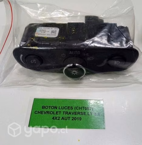 Boton Luces (CHT057) Chevrolet Traverse LT 3.6 4x2