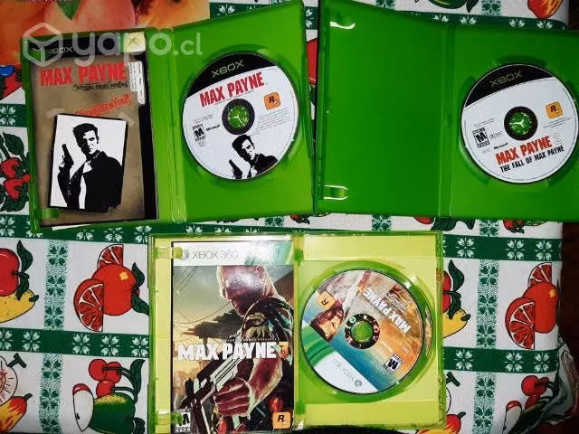 Trilogía max payne xbox clásico y series