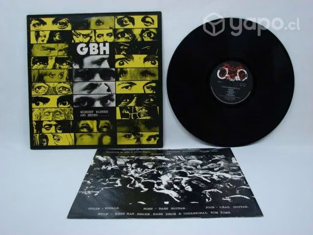 Vinilo Gbh Midnight Madness And Beyond. 1986