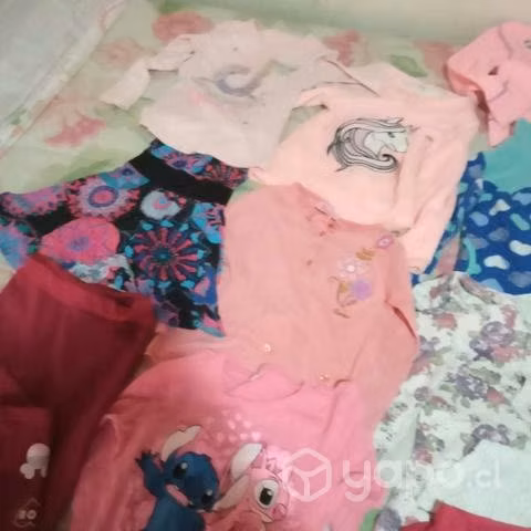 Lote de ropa de niña,talla: 4,6 y8