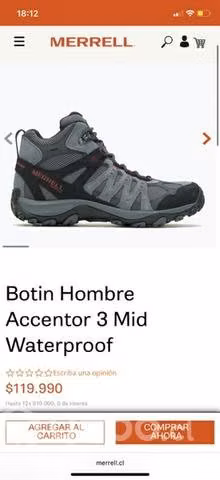 Zapatos Merrel 40EUR