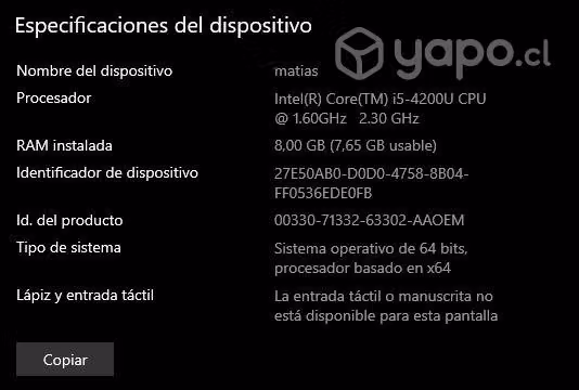 Notebook EliteBook Hp - Imagen 2