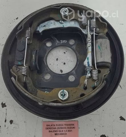 Balata Rueda Trasera Der Suzuki Baleno GLS 2021