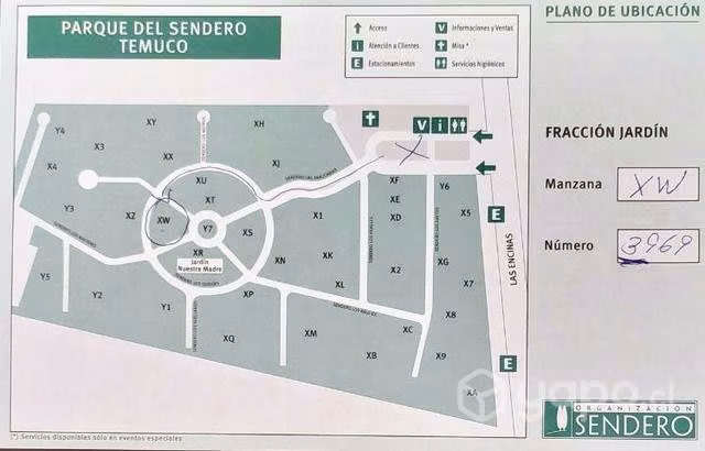 Sepultura parque del sendero temuco