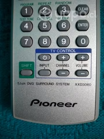 Pioneer control home theater dvd xv-ev31 - xv-ev61