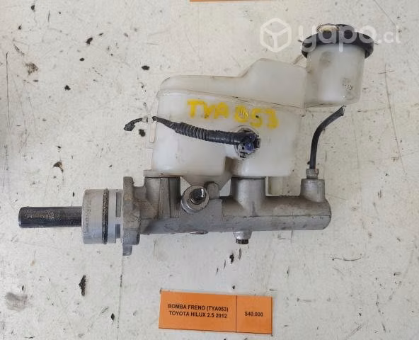 Bomba Freno (TYA053) Toyota Hilux 2.5 2012