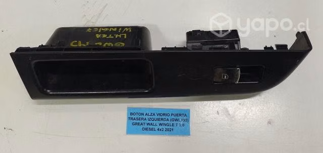 Botón Alza Vidrio Puerta Trasera Izquierda (GWL193