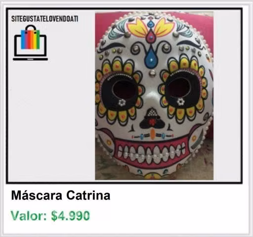 Máscara Facial Catrina