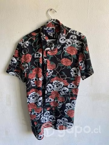 Camisa Calaveras y Rosas
