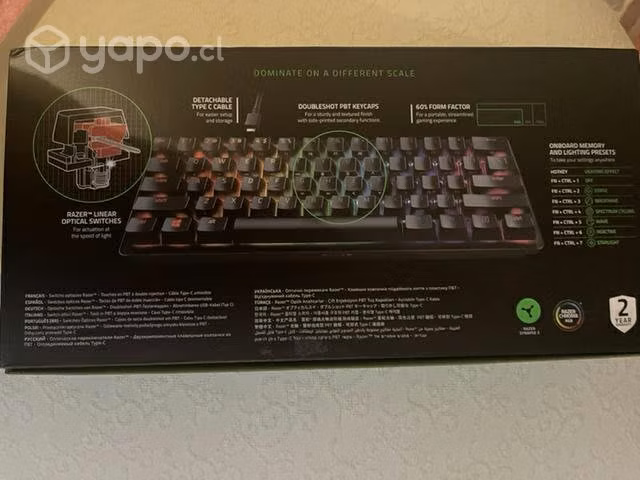 Razer huntsman mini - switch óptico lineal usa - Imagen 2