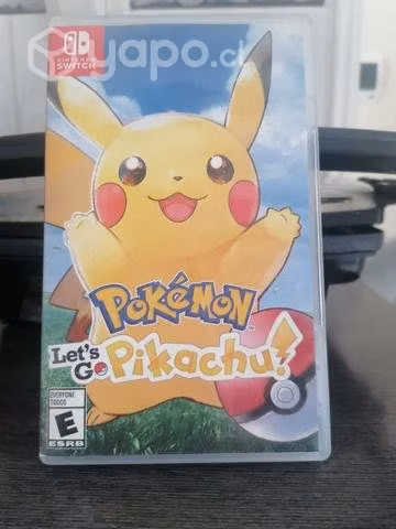 Juego Pokémon let's go pikachu nintendo switch