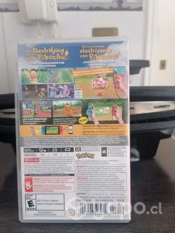 Juego Pokémon let's go pikachu nintendo switch - Imagen 2