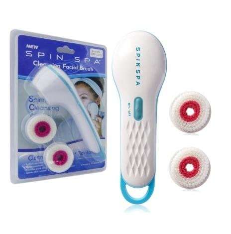 Limpiador facial spin spa exfoliante 2 cepillos - Imagen 3