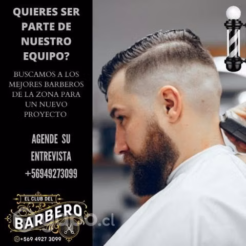 Se arrienda silla a barbero