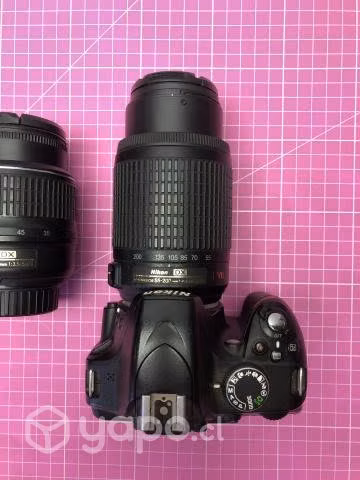 Nikon D3200 con accesorios 35-50mm