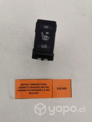 Boton Temperat Asiento Tra (142) Nissan Pathfinder