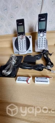 2 telefonos inalambricos con base bateria - Imagen 3