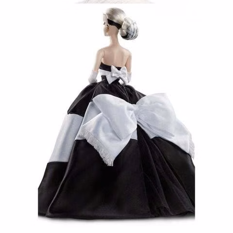Barbie 60Th Anniversary Silkstone B&w Dress