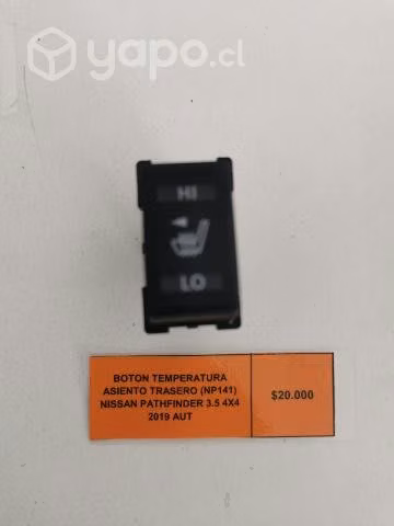 Boton Temperat Asiento Tra (141) Nissan Pathfinder