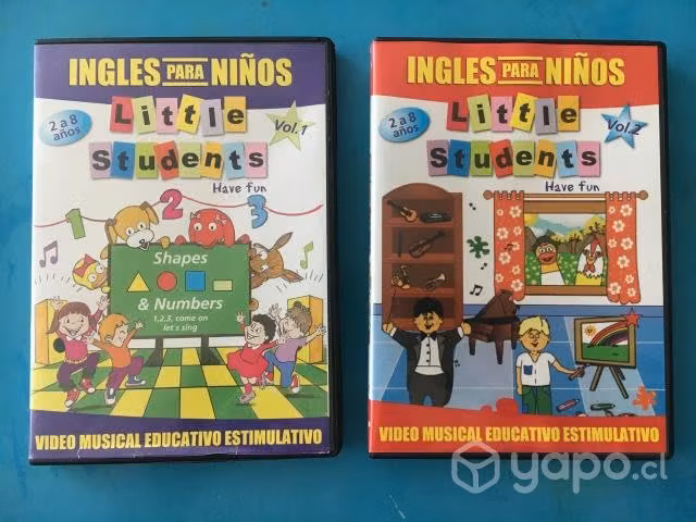 2 DVD Inglés para niños