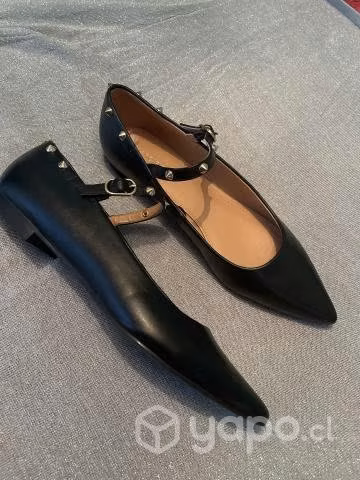 Zapatos negros bajos - Imagen 2