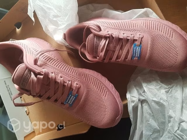 Zapatilla skechers 38.5 rosadas