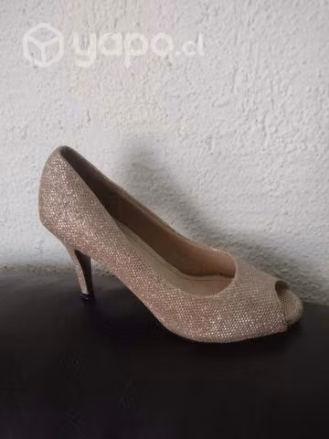 Zapatos 38 dorados - Imagen 2