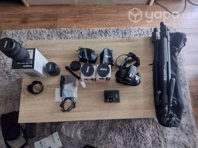 Set completo Camara Canon eos rebel t5
