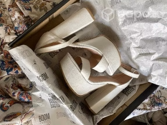 Taco sandalia blanco Boombastik - Imagen 2