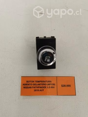 Boton temperat Asiento Del (139) Nissan Pathfinder