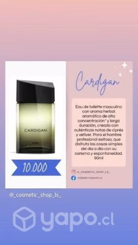 Perfume cardigan esika