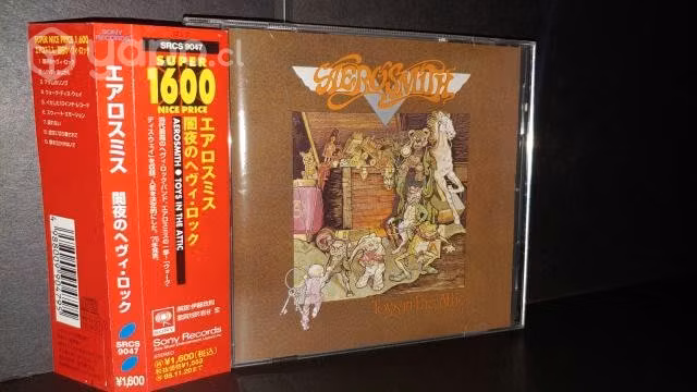 Cd japon c/obi, aerosmith - toys in the attic 1996