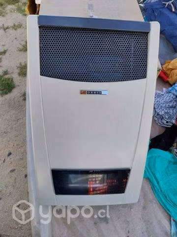 Estufa gas licuado pared