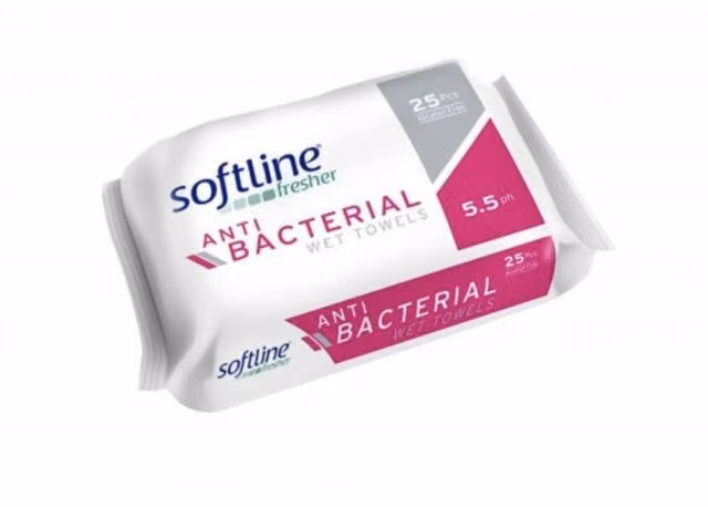 Toallitas húmedas antibacterianas Softline Fresher