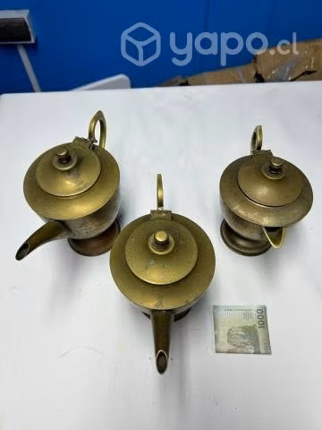 Conjunto teteras antiguas
