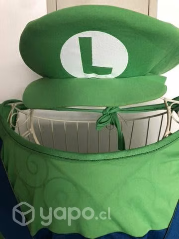 Disfraz de Luigi de adulto talla L"