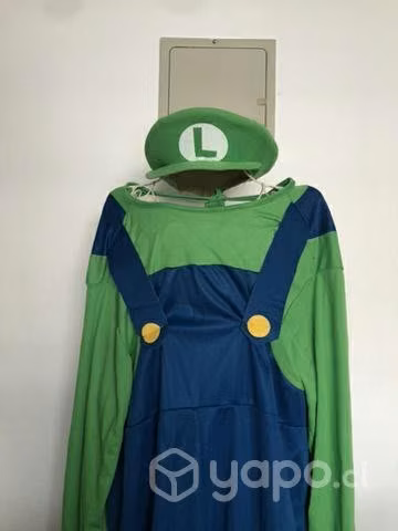 Disfraz de Luigi de adulto talla L"