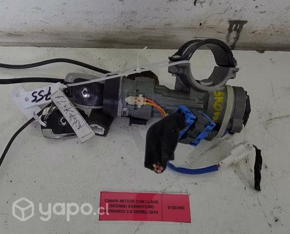 Chapa Motor Con Llave (SKO006) Ssangyong Korando 2
