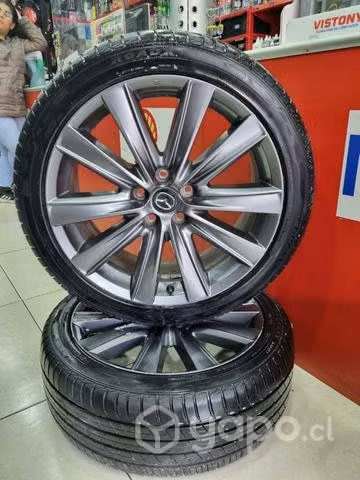 Juego de 4 llantas aro 19 mazda 6 año 2022 usadas