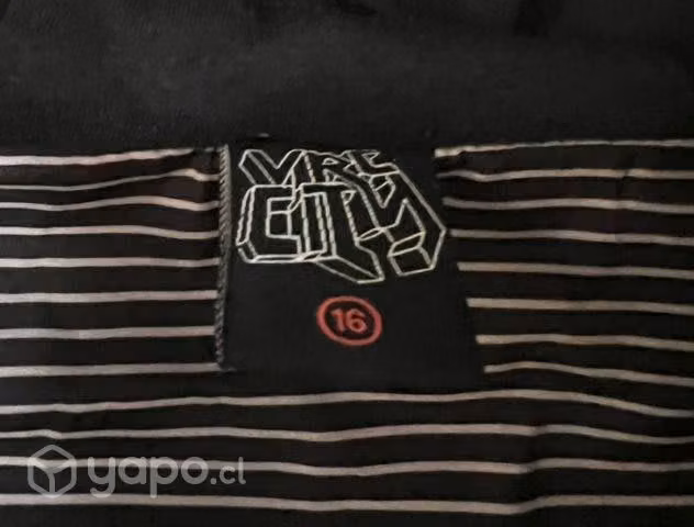 Poleron Con Gorro Marca Vcr Talla 16 Años Usado