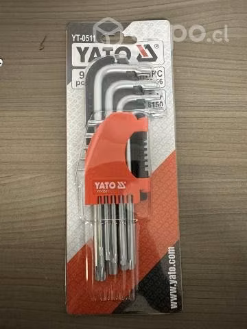Set llaves torx tamperproof 9pcs yato