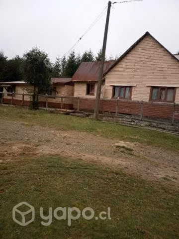 Terreno mas casa, bodega, gallinero cel