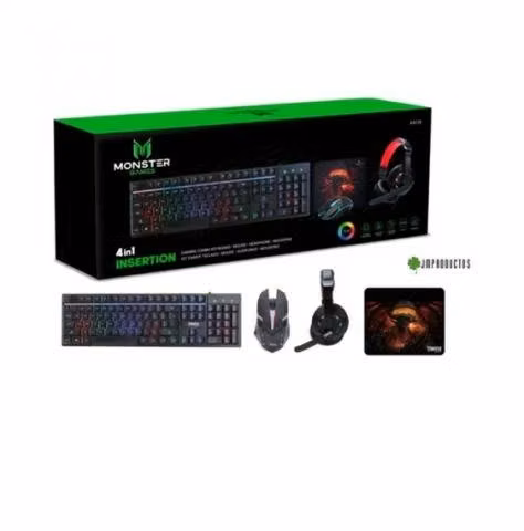 Kit Gamer Crew Monster 4 En 1 Envio Gratis - Imagen 3