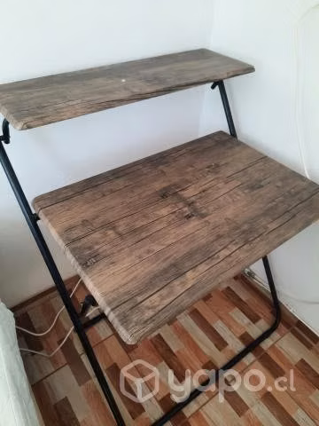 Mesa ESCRITORIO PLEGABLE CON REPISA