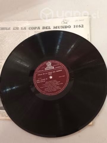 Vinilo chile en la copa del mundo 1962,