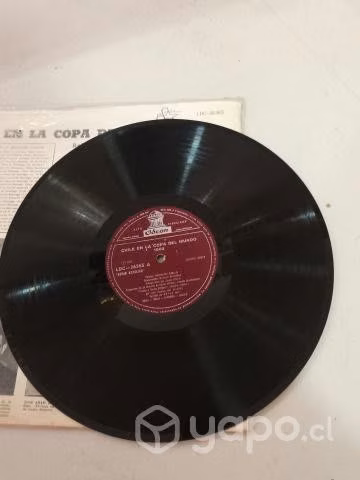 Vinilo chile en la copa del mundo 1962,