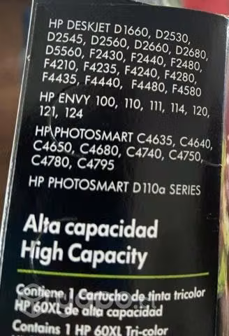 Cartuchos Tinta ORIGINALES Hp