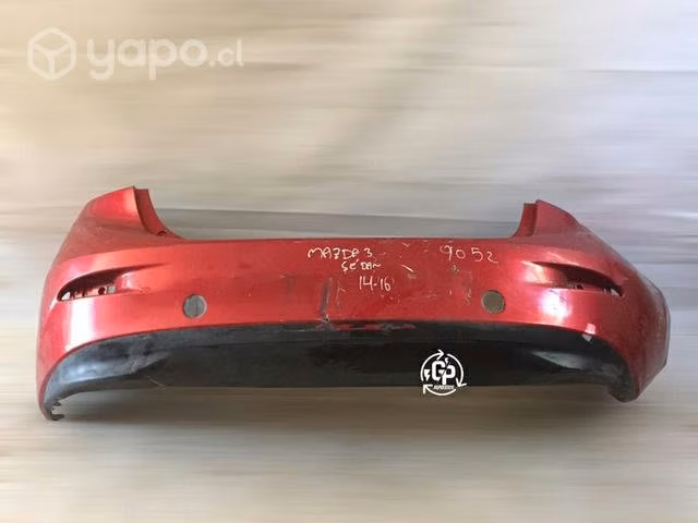 Parachoque trasero Mazda 3 sedan 2014-2016