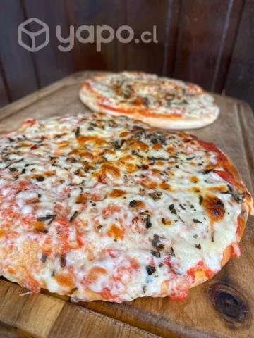 Pizzas congeladas y selladas al vacio